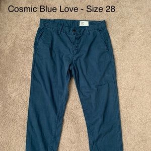 Cosmic blue love pants - stitch fix